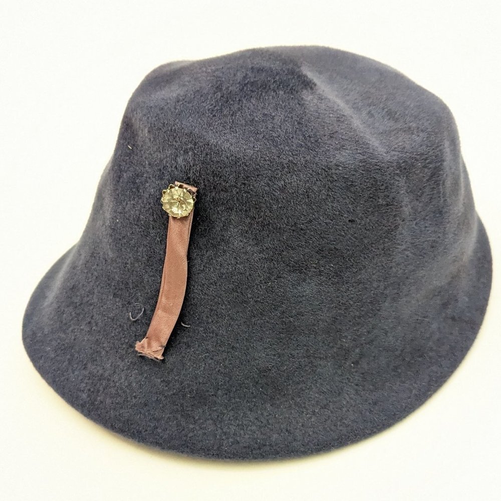 Vintage Blue wool hat